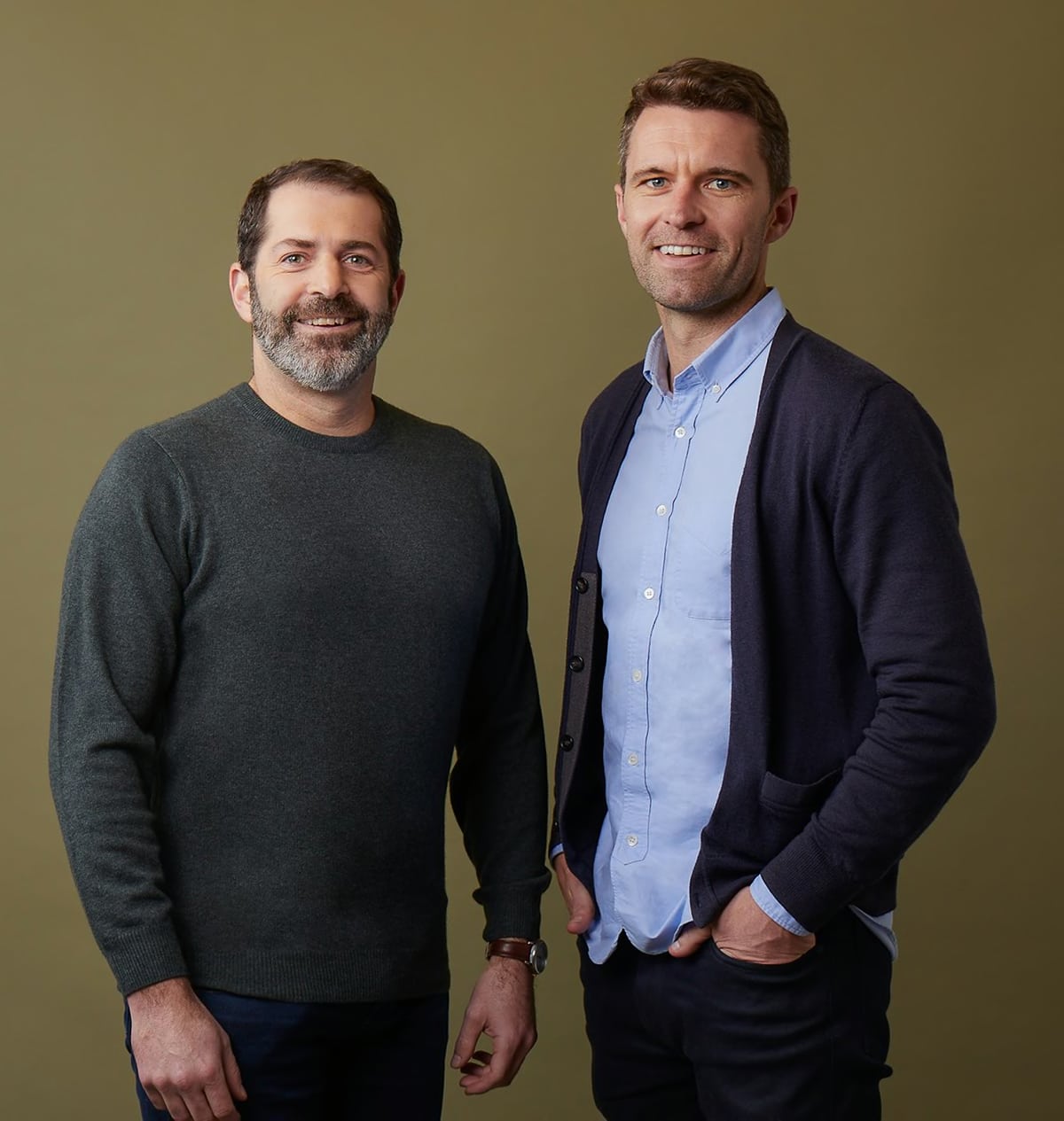 Allbirds was founded by former professional footballer Tim Brown (L) and biotech engineer Joey Zwillinger (R) in 2016 with the goal of developing a breakthrough footwear design that is based on natural materials and emphasizes sustainability