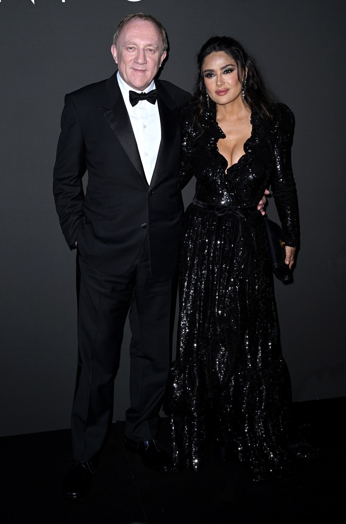 François-Henri Pinault and his wife Salma Hayek attend the 2023 