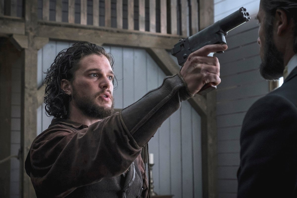 Kit Harington was confirmed to star in Martin Koolhoven's upcoming western thriller film Brimstone in June 2015, replacing Robert Pattinson, who had to drop out due to scheduling conflicts