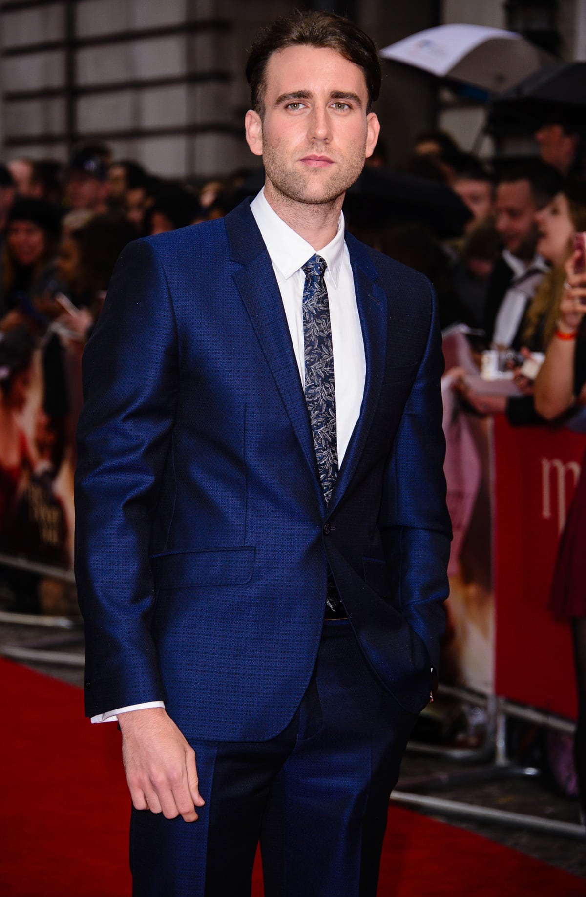 Matthew Lewis, known for his role as Neville Longbottom in the Harry Potter film series, portrayed Patrick in Me Before You