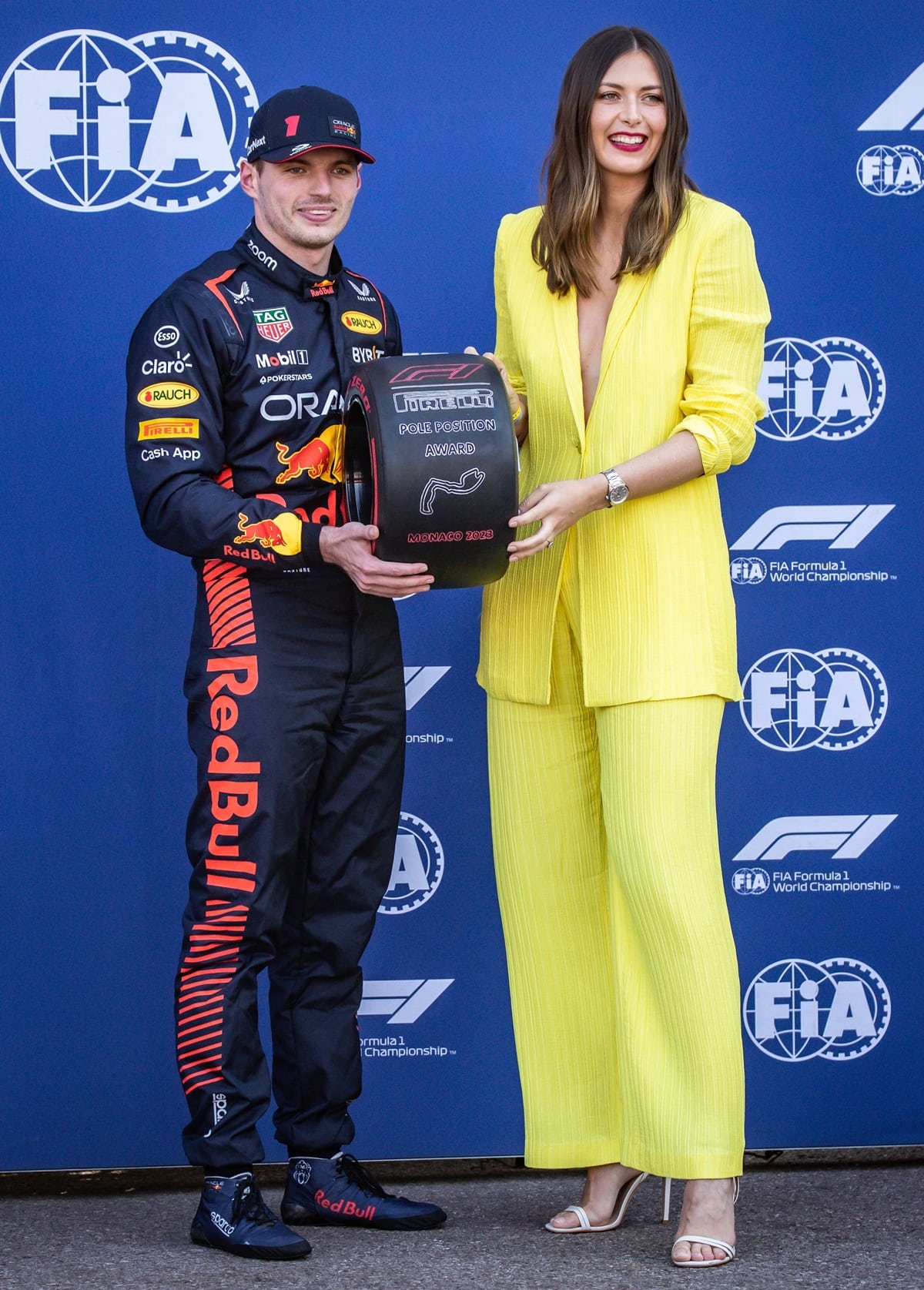 Max Verstappen, with a height of 5' 11