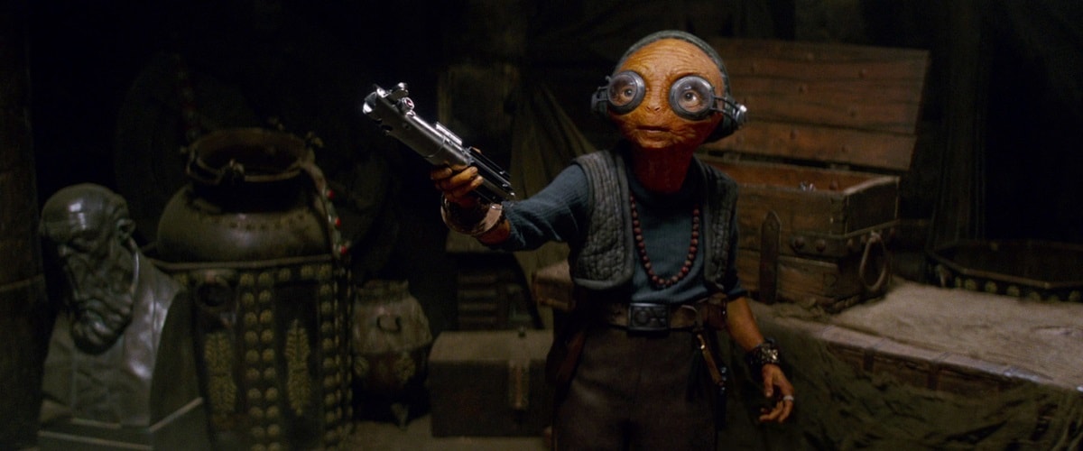 The character of Maz Kanata in the Star Wars franchise was inspired by J.J. Abrams' former English teacher, Rose Gilbert, whose distinctive appearance, including large glasses, influenced the design