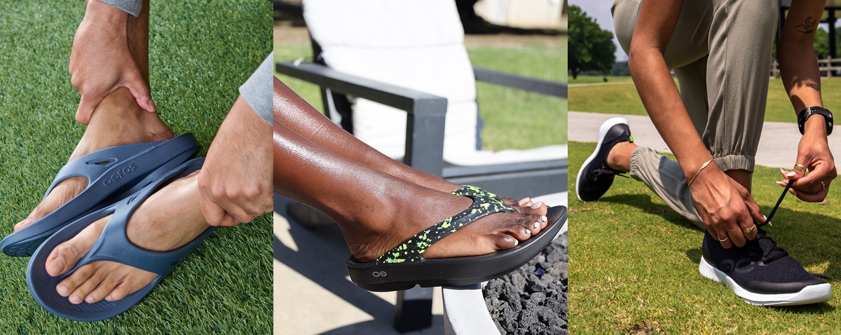 Oofos is the go-to brand for post-recovery footwear in the athleisure community