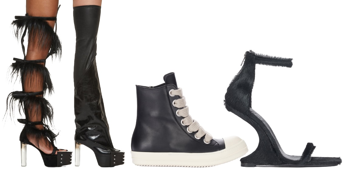 The innovative designs and genuine leather construction of Rick Owens shoes account for their high price tags