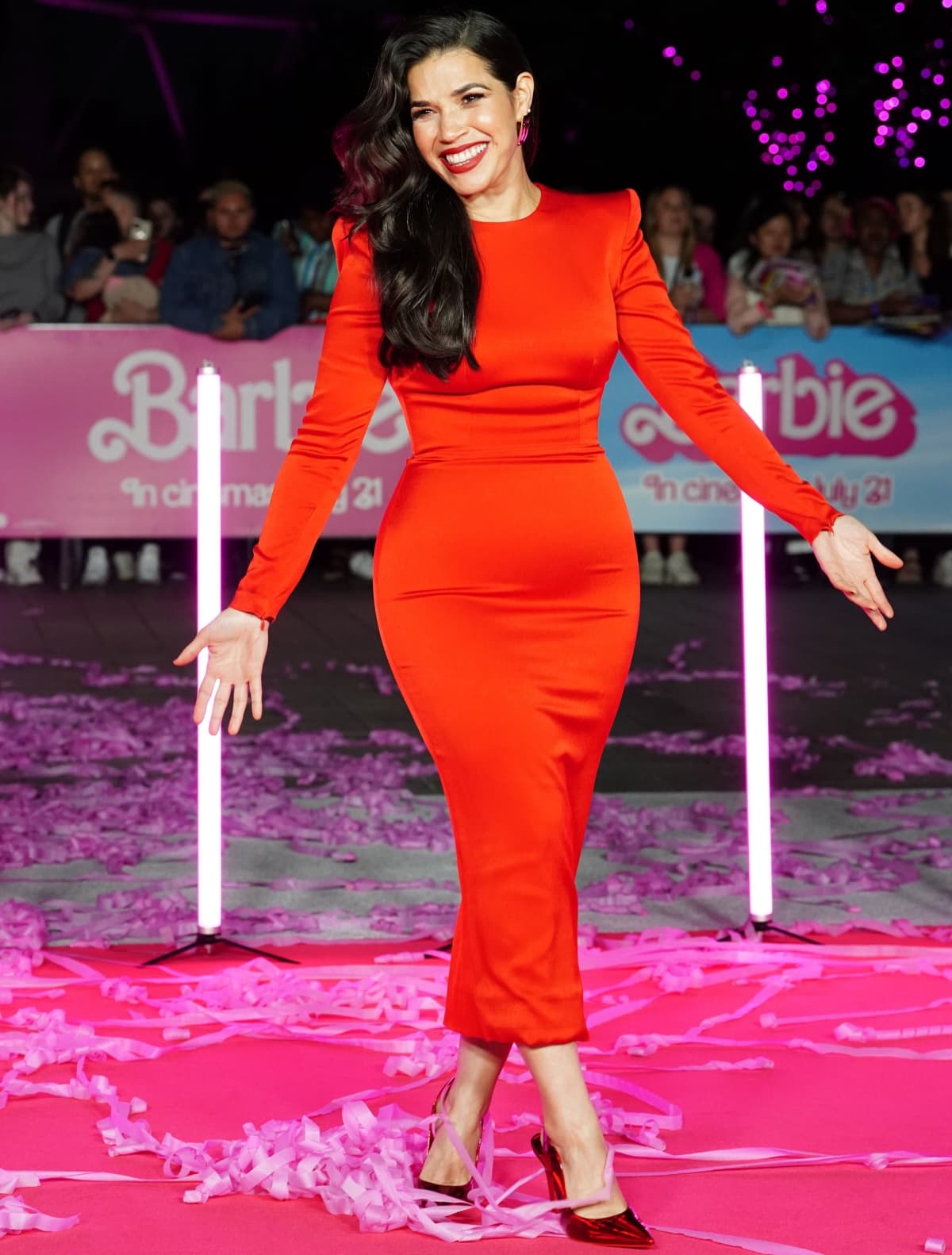 America Ferrera Stuns in 4 Glamorous Outfits at Barbie Promo Tour