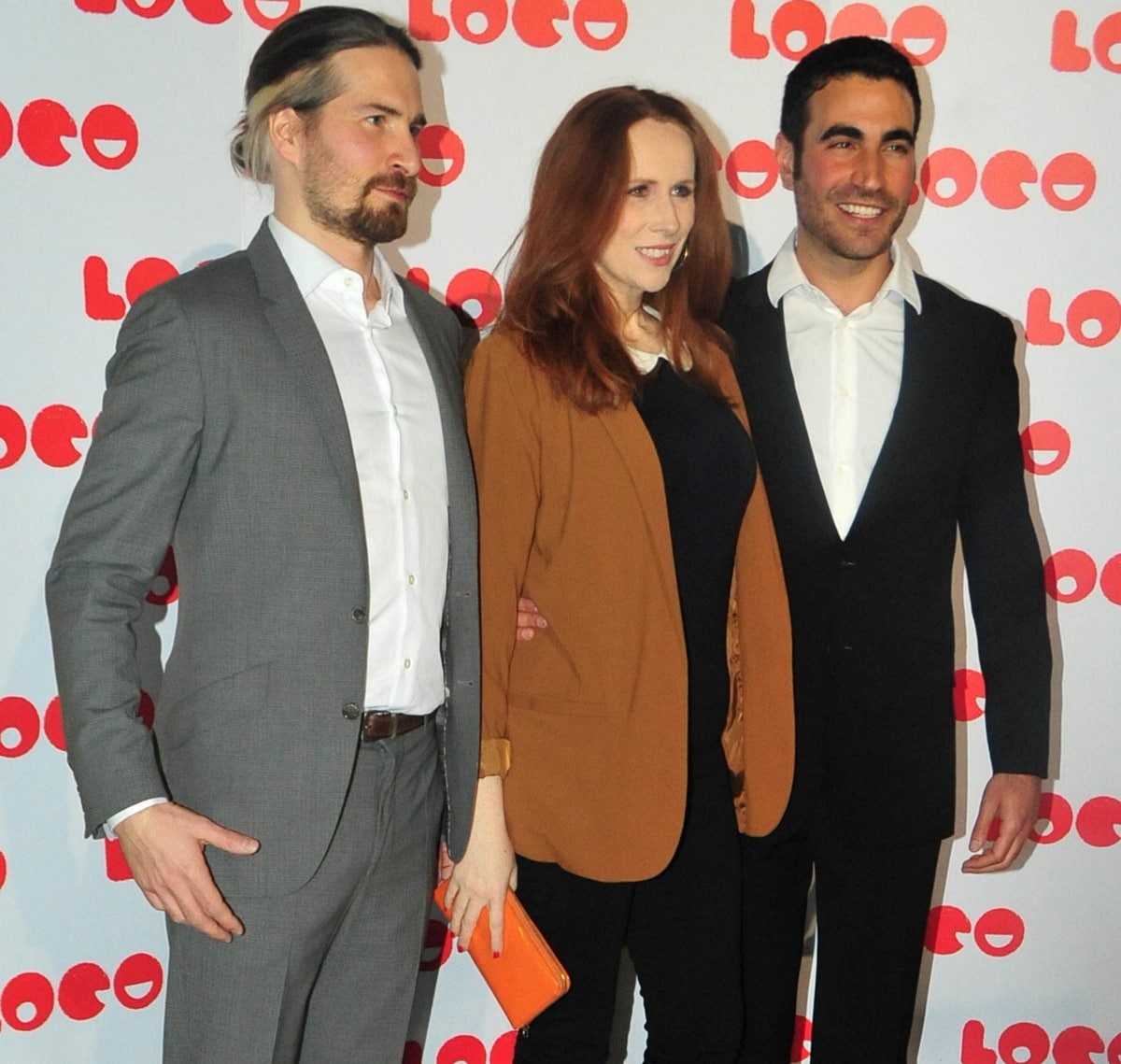 Jon Drever, Catherine Tate, and Brett Goldstein at the premiere of SuperBob during LOCO Film Festival