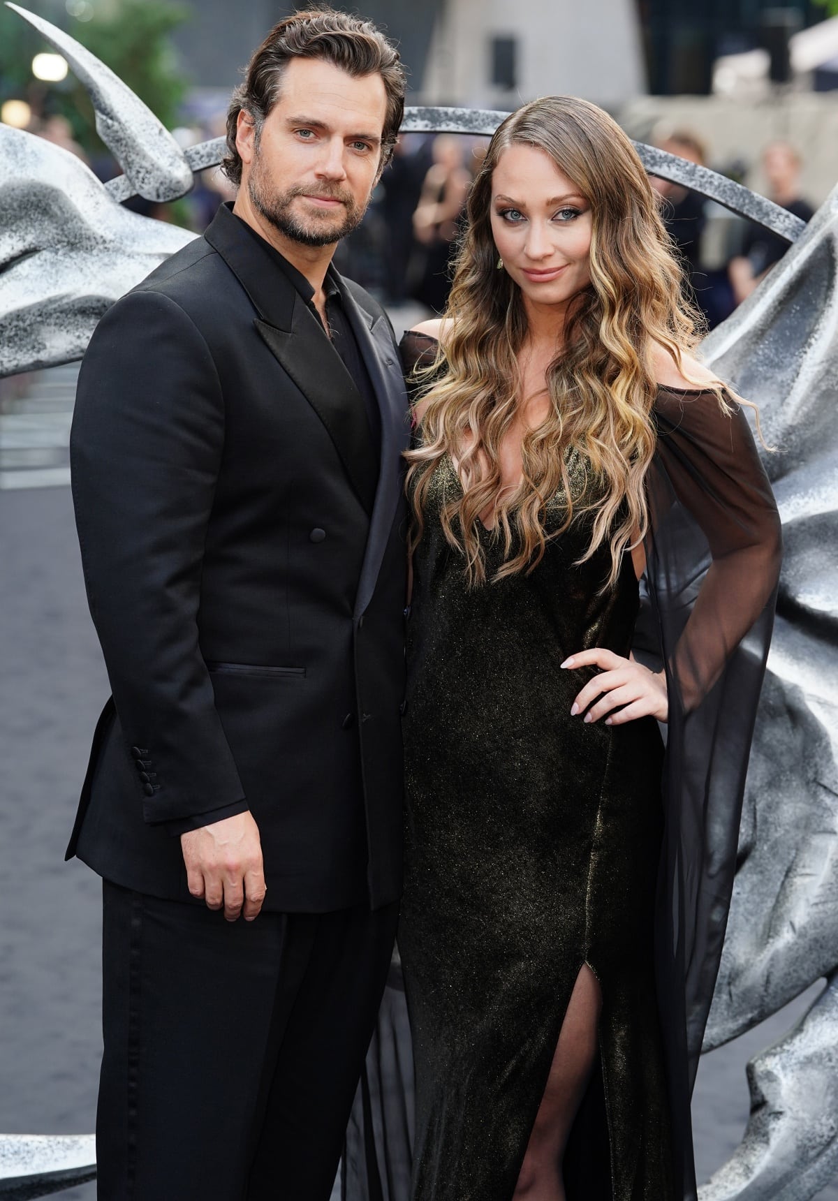 Henry Cavill and Natalie Viscuso making a stunning appearance at the UK premiere of The Witcher Season 3