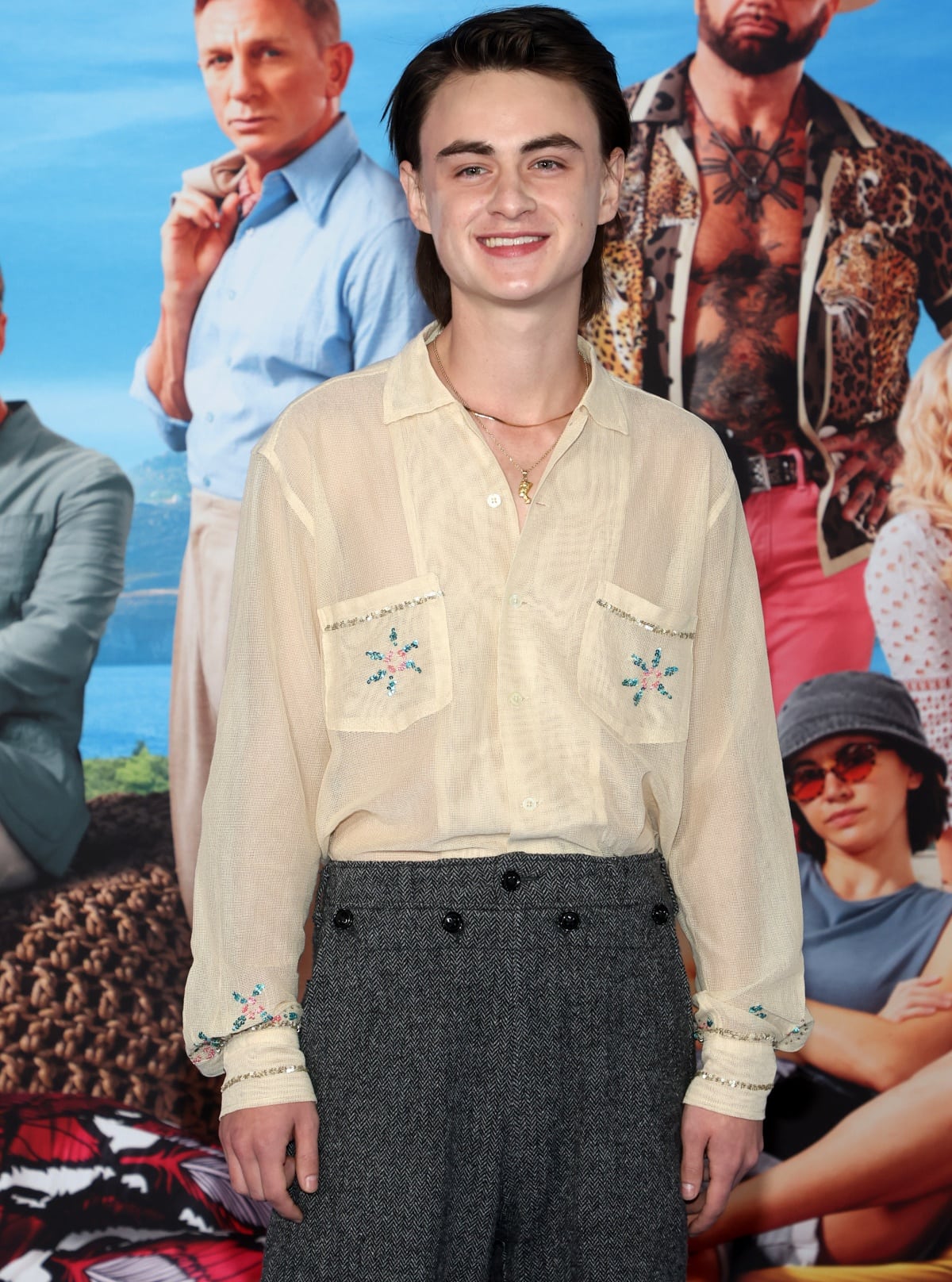 Jaeden Martell, born January 4, 2003, is an American actor recognized for his portrayal of Bill Denbrough in the 2017 and 2019 adaptations of Stephen King's novel "It," as well as for his roles in the mystery film "Knives Out" (2019) and the miniseries "Defending Jacob" (2020)