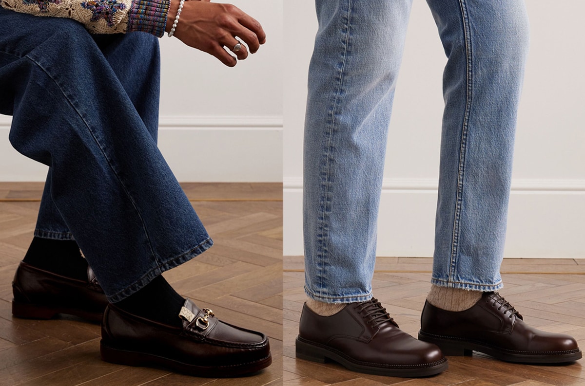 Find your ideal fit by exploring different men's dress shoe brands and styles