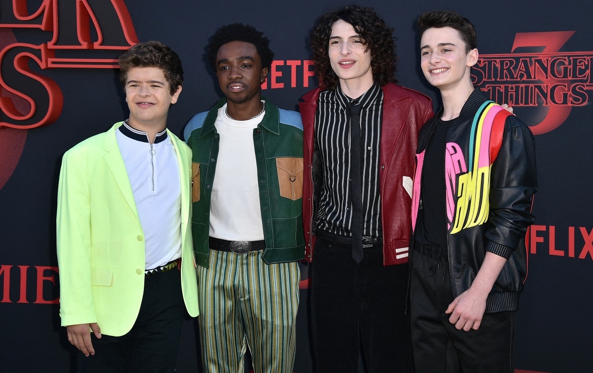 The boys of Stranger Things – Gaten Matarazzo, Caleb McLaughlin, Finn Wolfhard, and Noah Schnapp - are the tallest of the kids in the cast