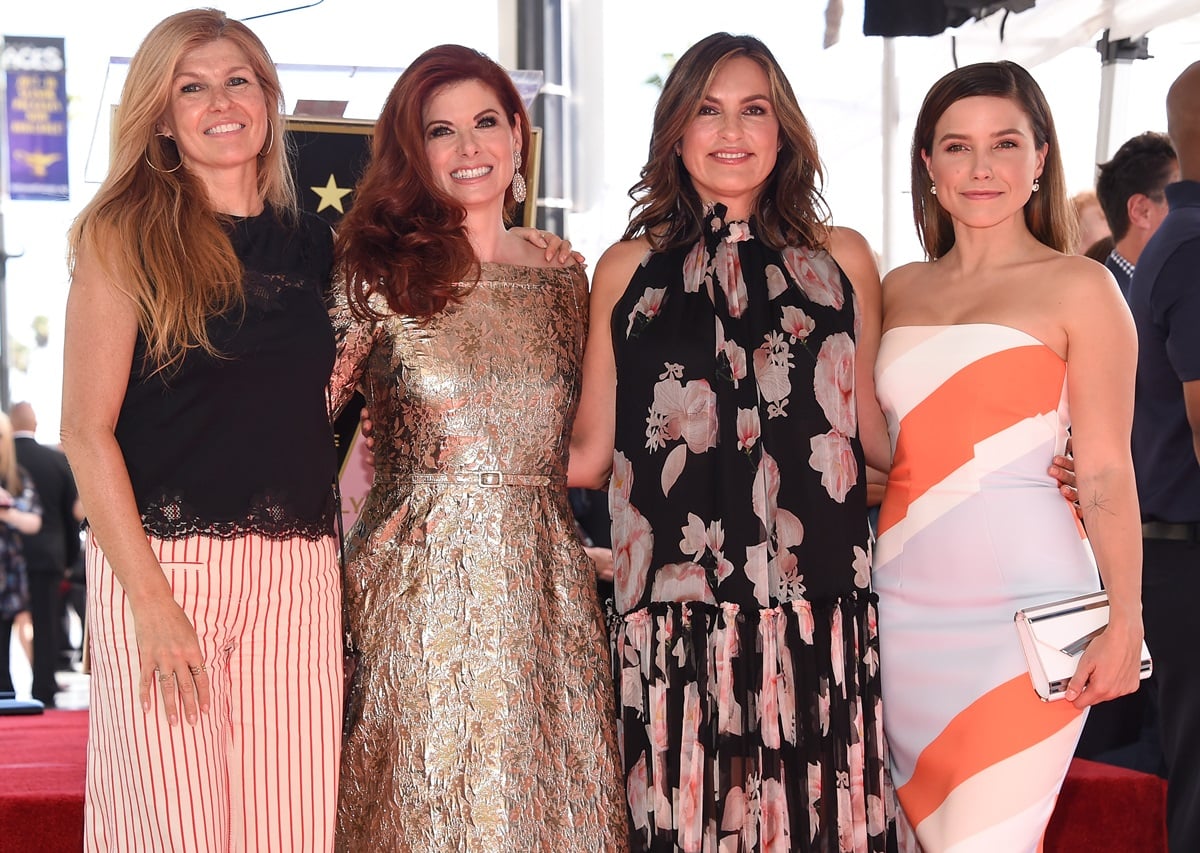 Sophia Bush is the shortest, standing at 5ft 4 (162.6 cm), while Mariska Hargitay, Connie Britton, and Debra Messing share the same height of 5ft 7 (170.2 cm), with Mariska being slightly taller at 5ft 7 ½ (171.5 cm)