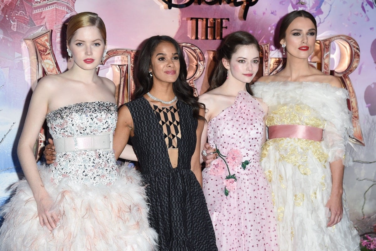 Mackenzie Foy and Misty Copeland share a height of 5ft 2 (157.5 cm), while Keira Knightley stands at 5ft 6 ¼ (168.3 cm) and Ellie Bamber at 5ft 4 ½ (163.8 cm)
