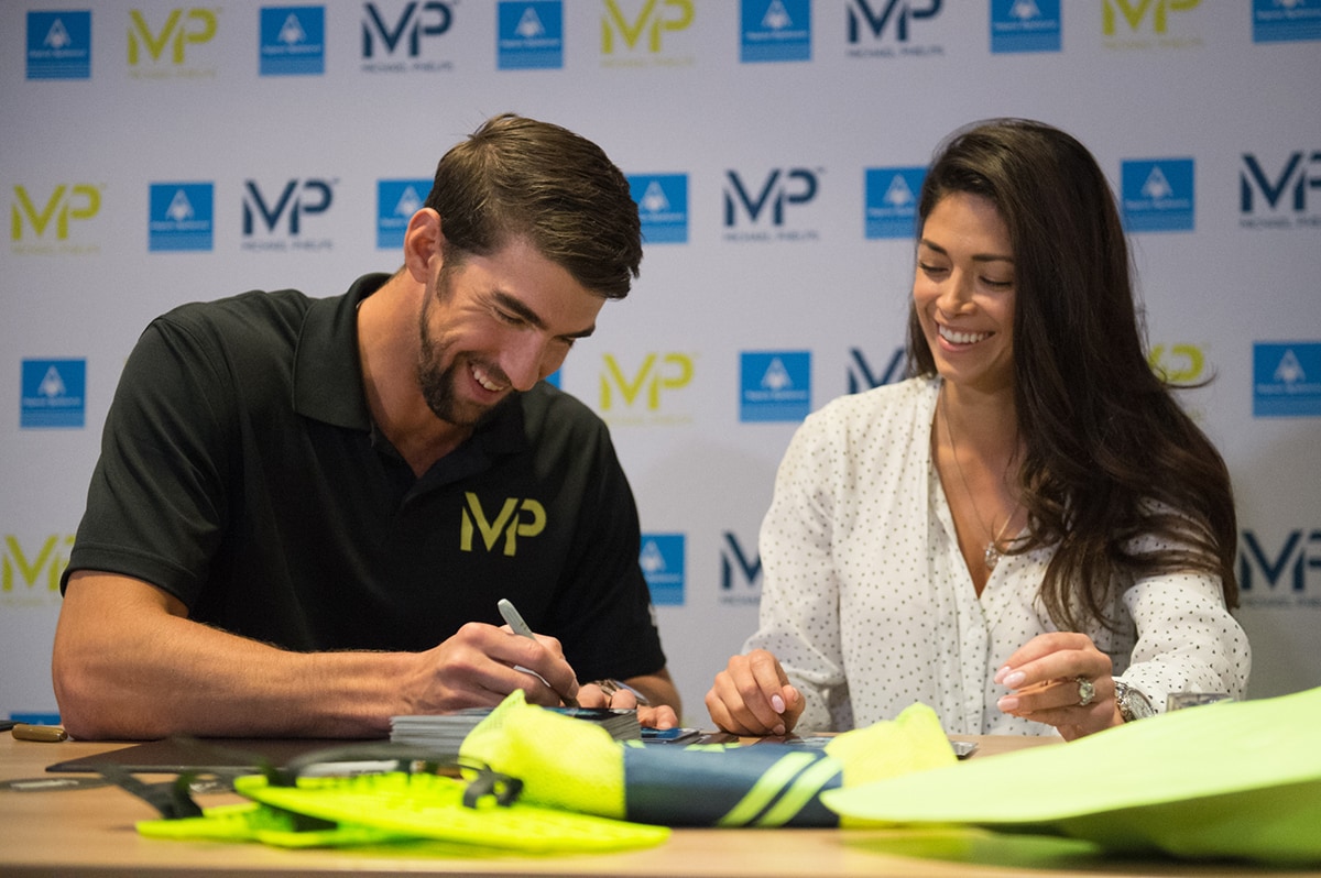 Michael Phelps and Nicole Johnson said that there is no one they would rather be with than each other
