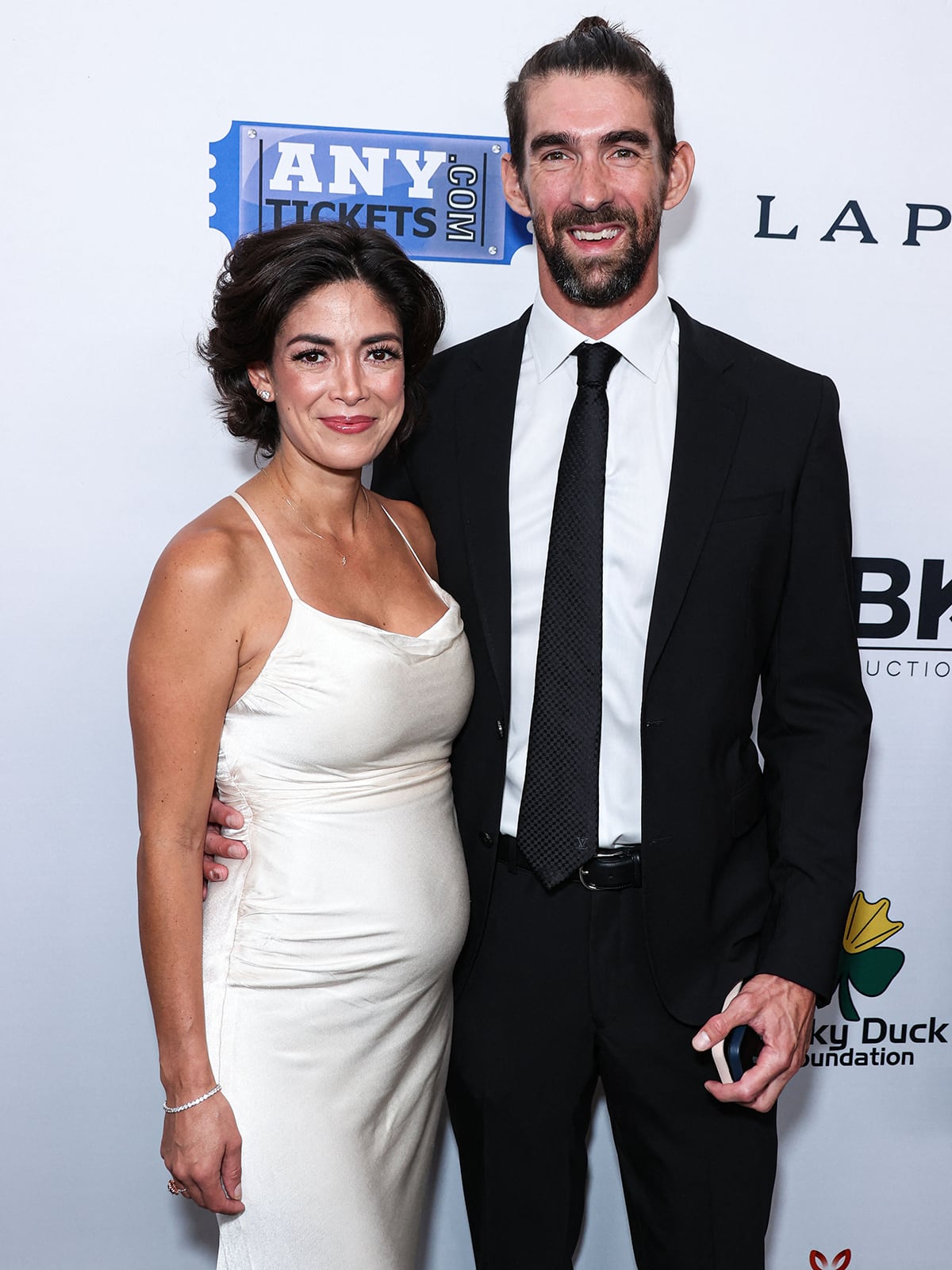 Beauty queen Nicole Johnson and competitive swimmer Michael Phelps at the 23rd Annual Harold & Carole Pump Foundation Gala in Los Angels on August 19, 2023