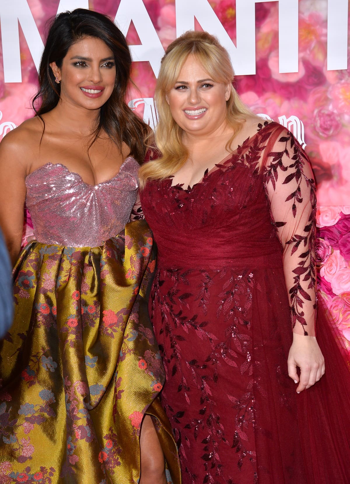 Rebel Wilson stands at 5 feet 2 ½ inches (158.8 cm), while Priyanka Chopra is approximately 3 ½ inches (8.8 cm) taller with a height of 5 feet 6 inches (167.6 cm)