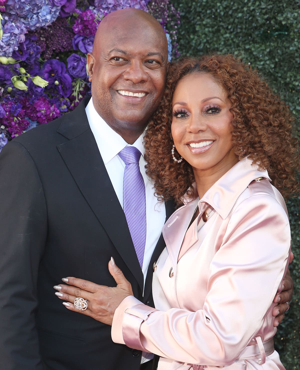 Rodney Peete proposed to Holly Robinson in front of a live studio audience while filming Holly's show Hangin' With Mr. Cooper in 1994