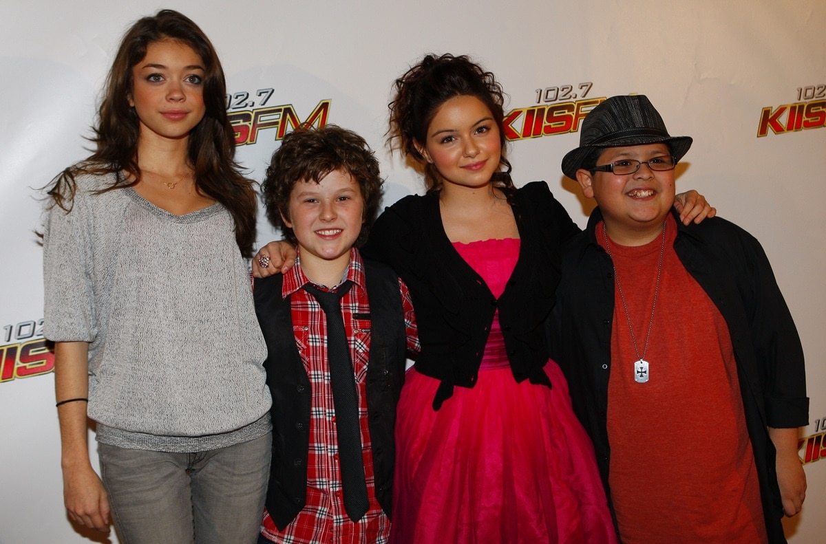 Sarah Hyland, Nolan Gould, Ariel Winter, and Rico Rodriguez attend KIIS FM's Jingle Ball 2010