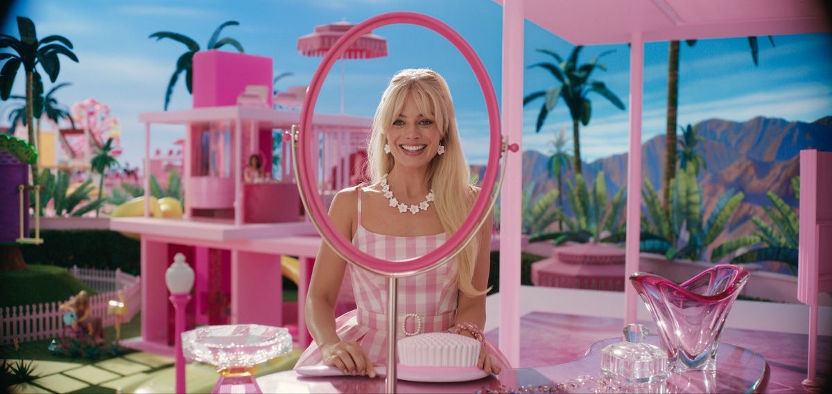 Margot Robbie as Barbie in the 2023 fantasy comedy film Barbie