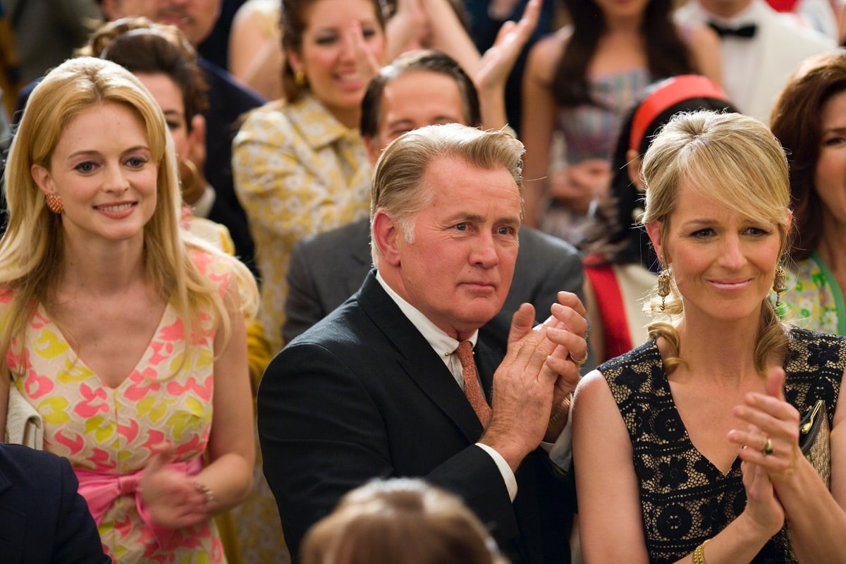 Heather Graham as Angela, Martin Sheen as Jack Stevens, and Helen Hunt as Samantha Stevens in the 2006 drama film Bobby