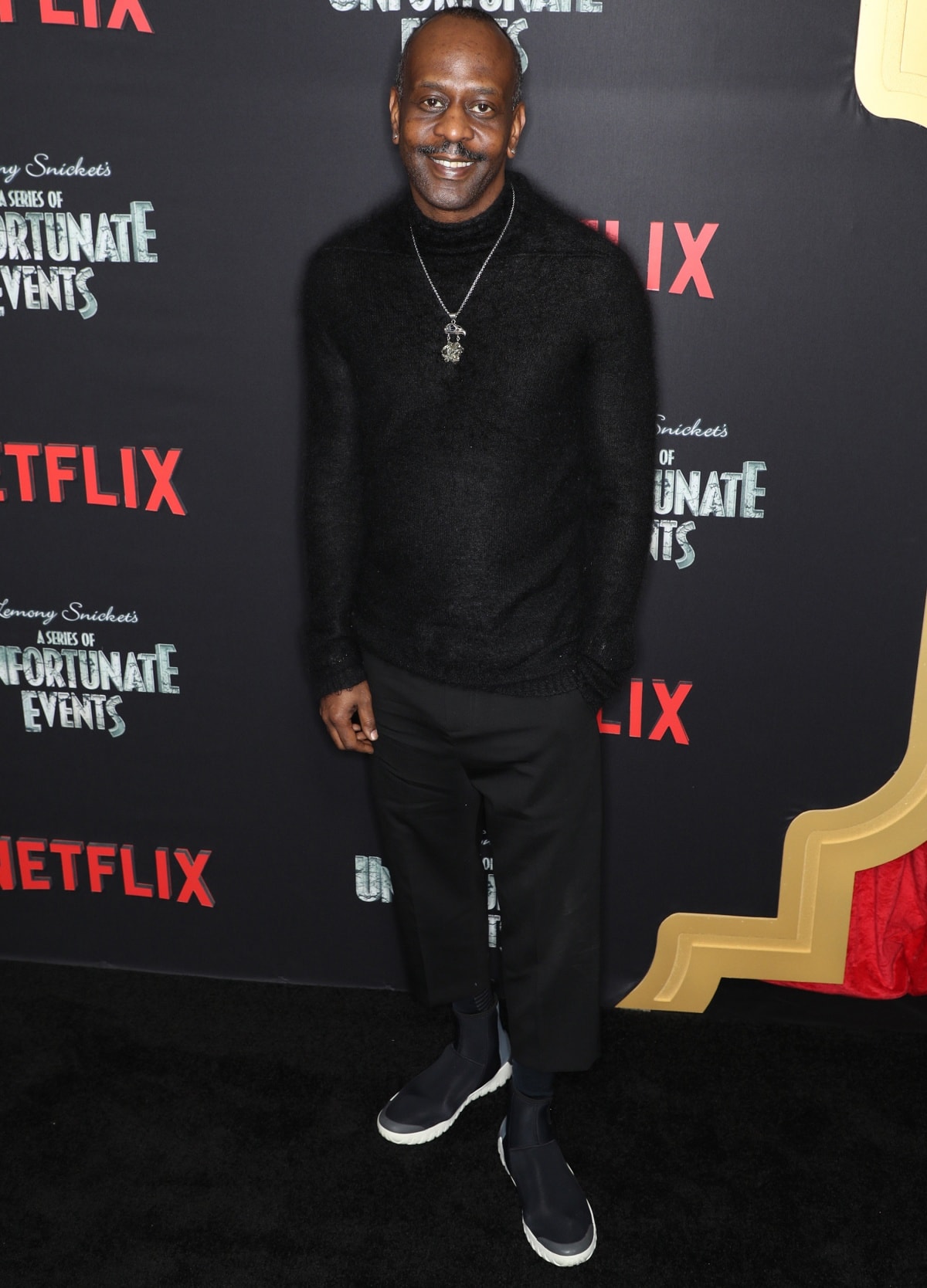K. Todd Freeman attending the premiere of A Series of Unfortunate Events Season Two