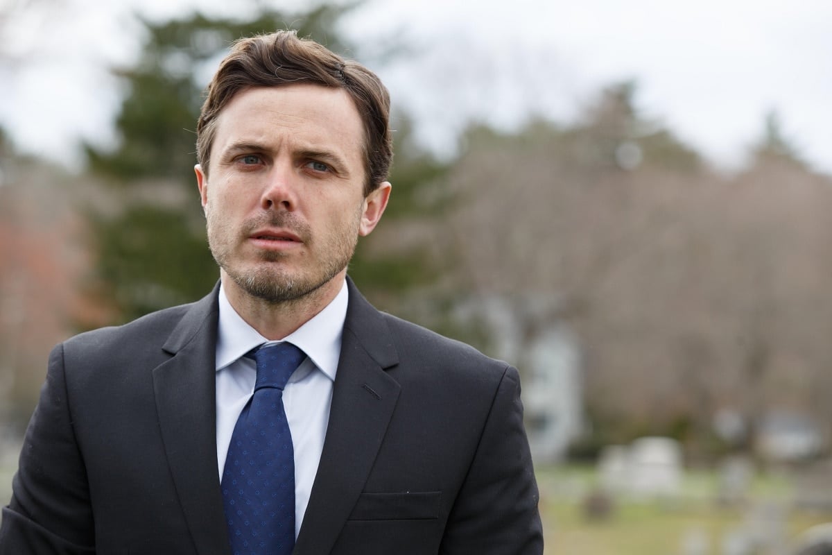 Casey Affleck as Lee Chandler in the 2016 drama film Manchester by the Sea