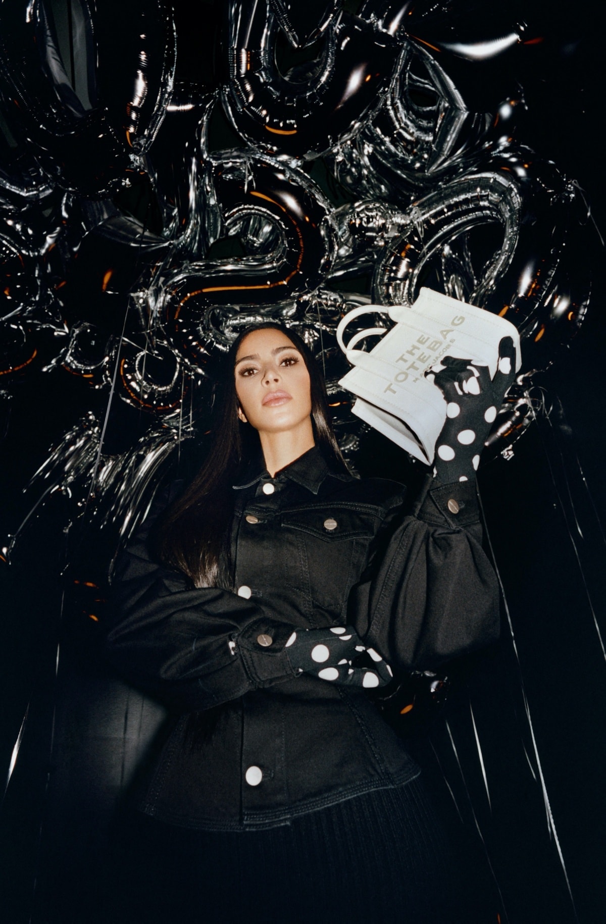 Kim Kardashian is the face of Marc Jacobs' Fall 2023 campaign shot by Tyrone Lebon and styled by Alastair McKimm