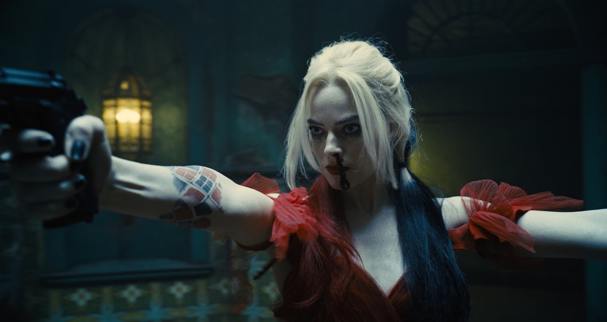 Margot Robbie as Harley Quinn in the 2021 superhero film The Suicide Squad