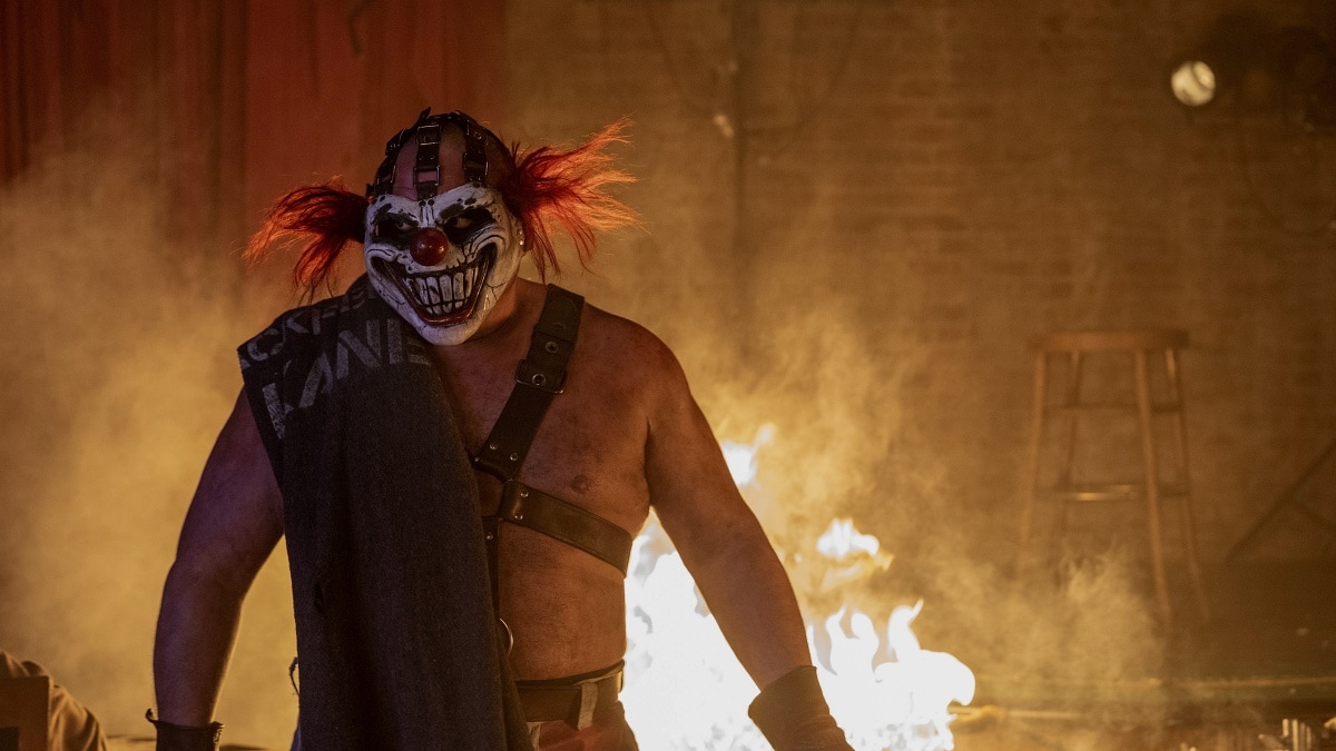 Samoa Joe as Sweet Tooth in the post-apocalyptic action-comedy television series Twisted Metal