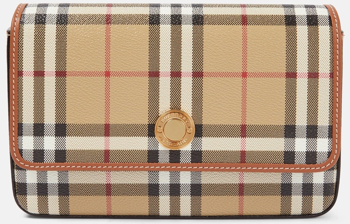 The stitching on an authentic Burberry bag should be straight and even, with no loose or frayed threads