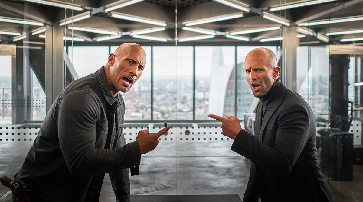 Dwayne Johnson and Jason Statham co-star in the buddy action comedy Fast & Furious Presents: Hobbs & Shaw, which grossed $760 million worldwide