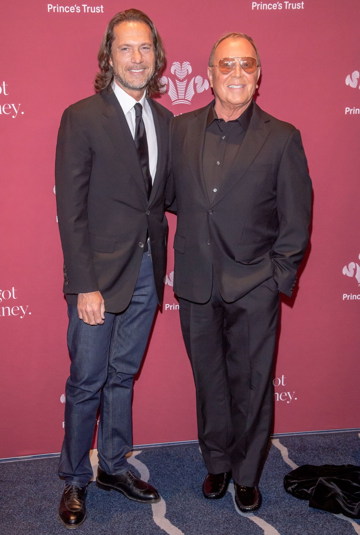 Lance Le Pere and his husband, Michael Kors, attend the 2023 The Prince's Trust Gala
