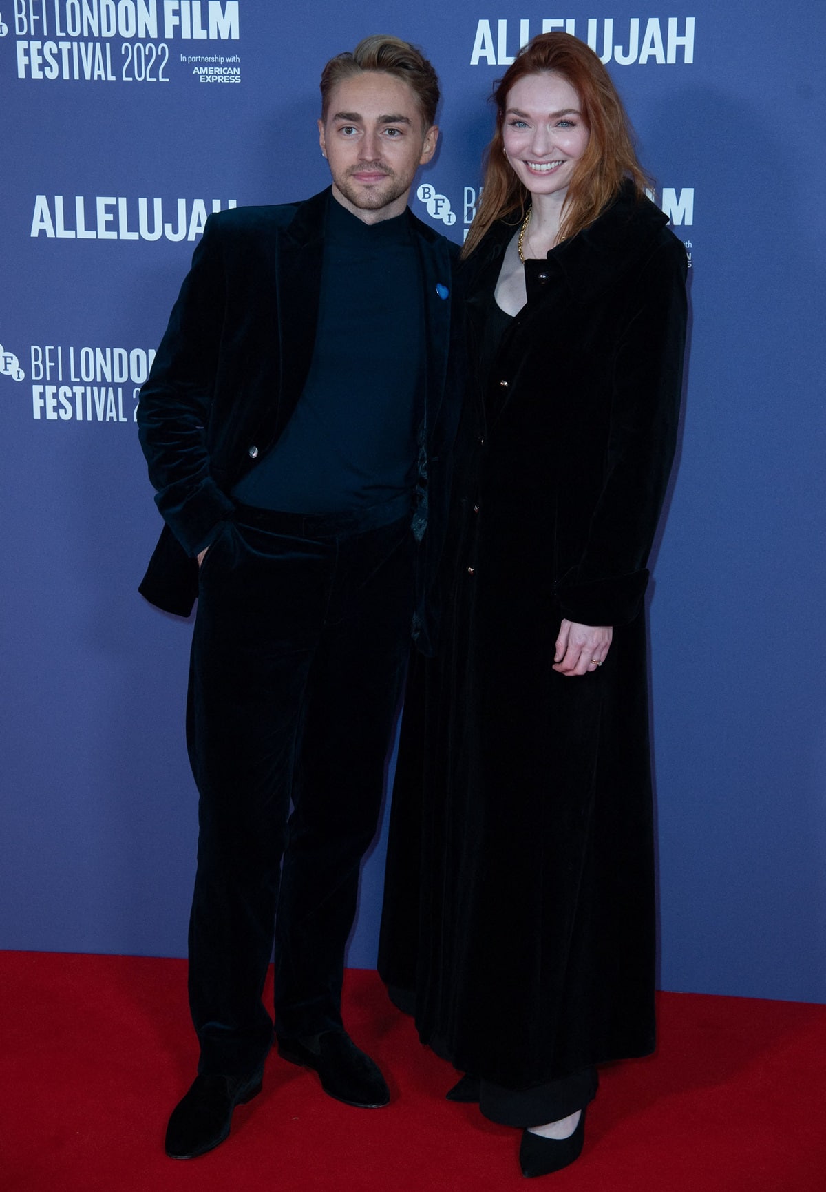 Ross Tomlinson and his sister Eleanor Tomlinson attend the "Allelujah" European Premiere