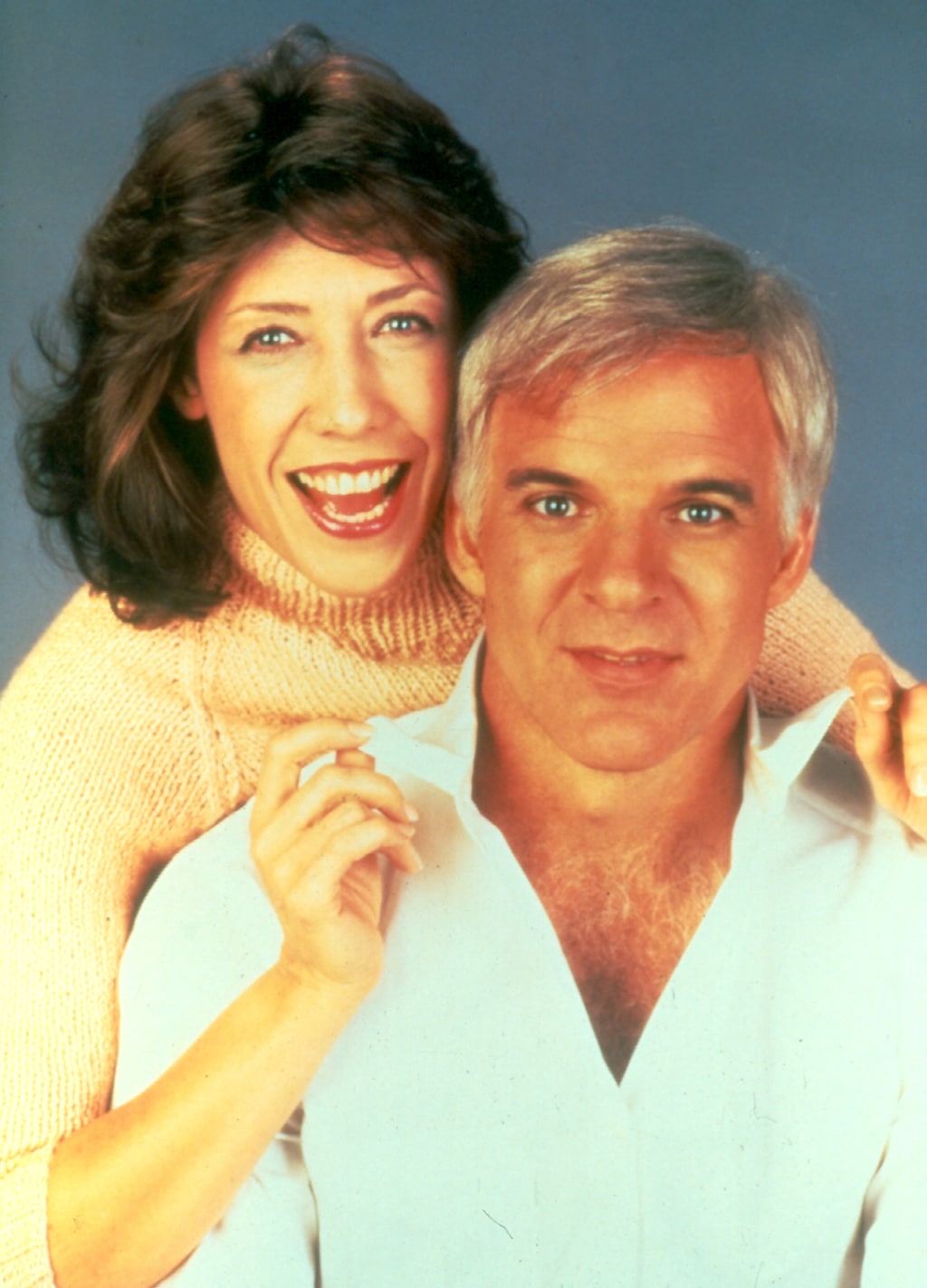 Steve Martin stars opposite Lily Tomlin in the 1984 fantasy comedy film All of Me