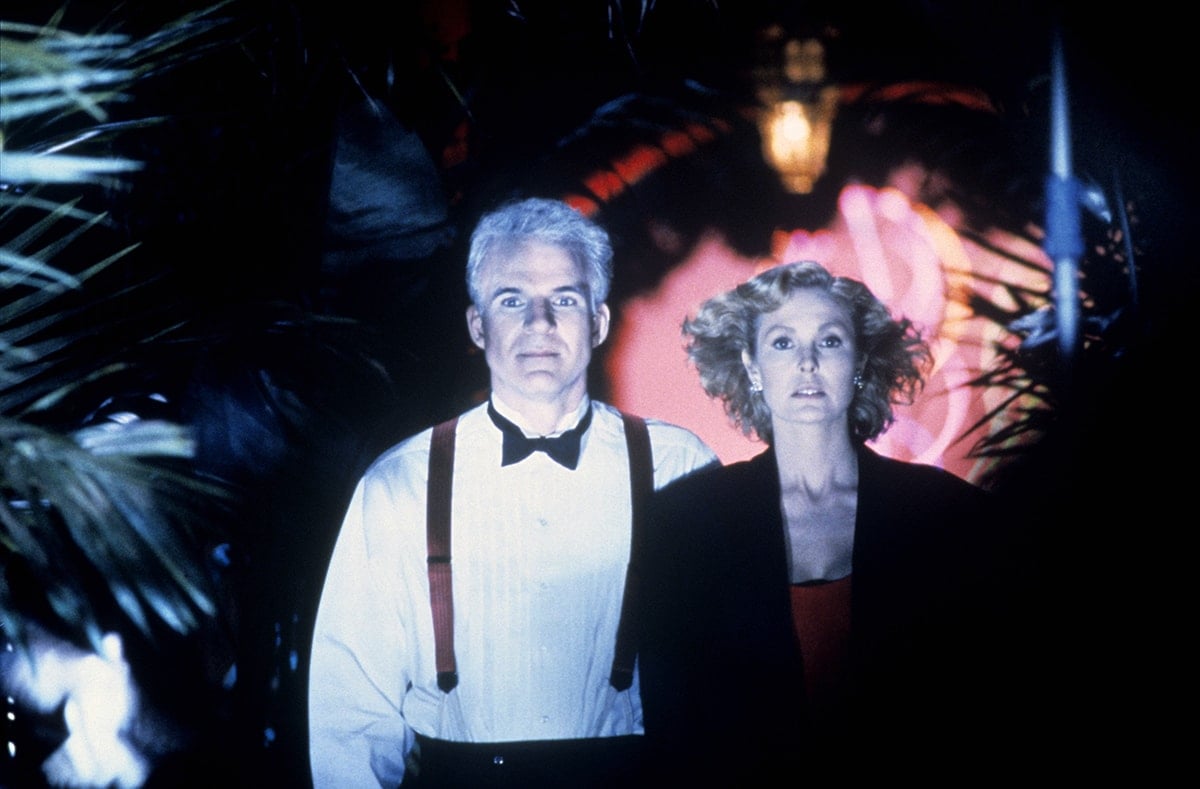 Steve Martin and his then-wife Victoria Tennant star together in the 1991 satirical rom-com L.A. Story