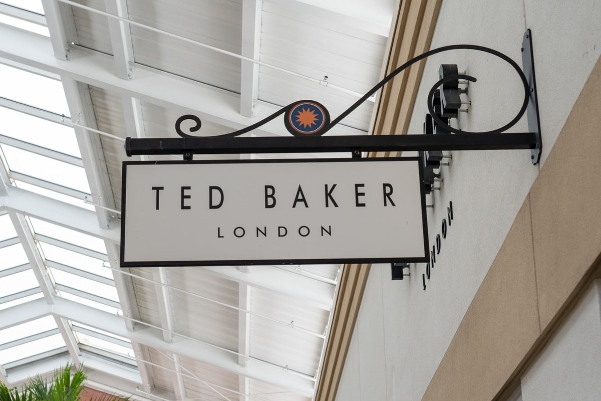 Ted Baker can be purchased through the brand's website, official stockists, and stand-alone stores