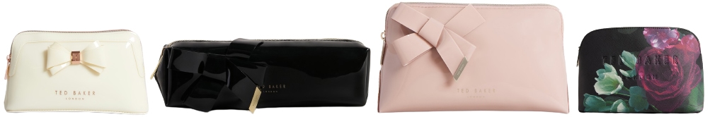 Ted Baker's makeup and cosmetic bags are one of its best-selling products