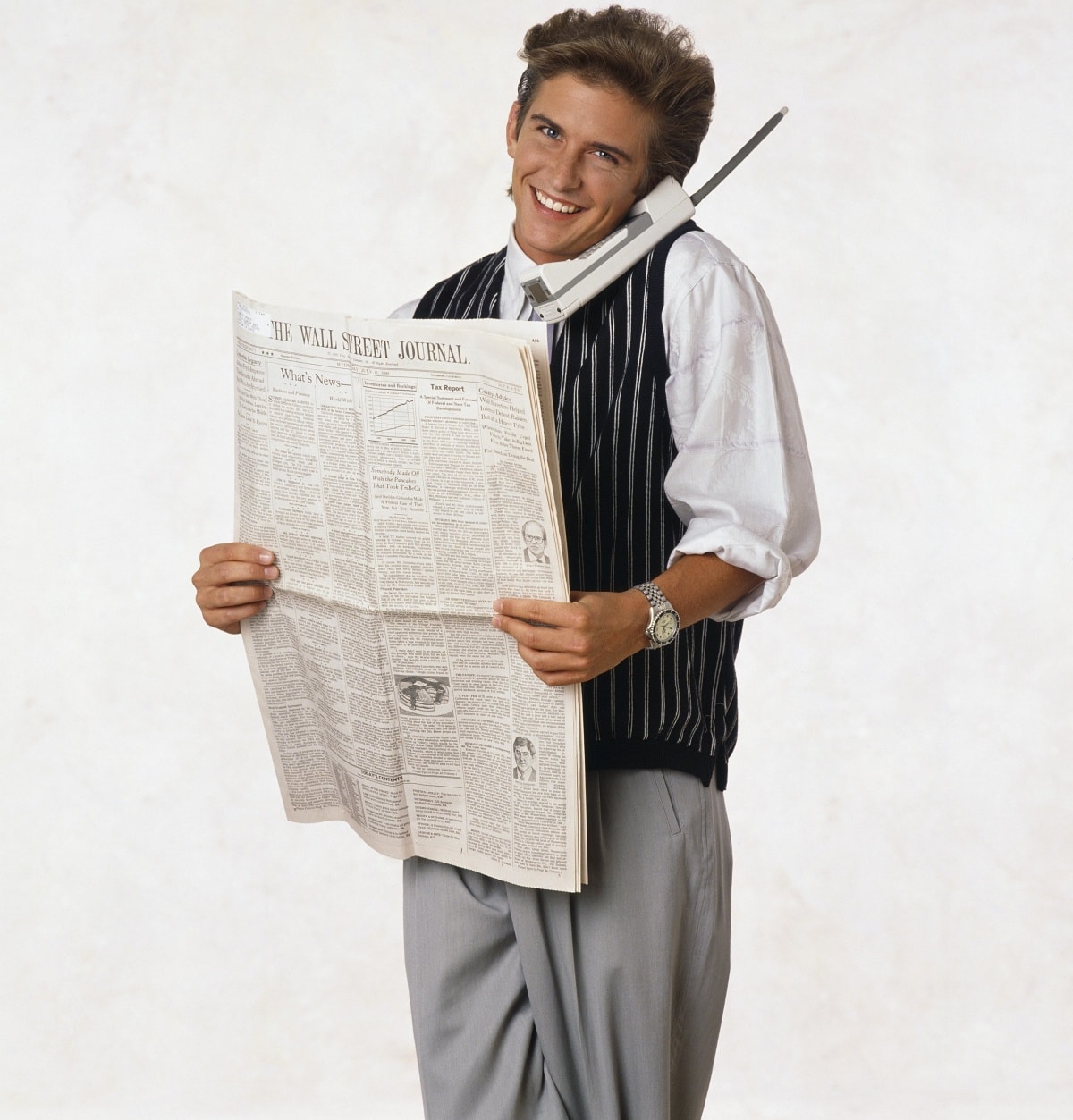 Promo shot featuring Charlie Schlatter as Ferris Bueller in the short-lived American sitcom Ferris Bueller