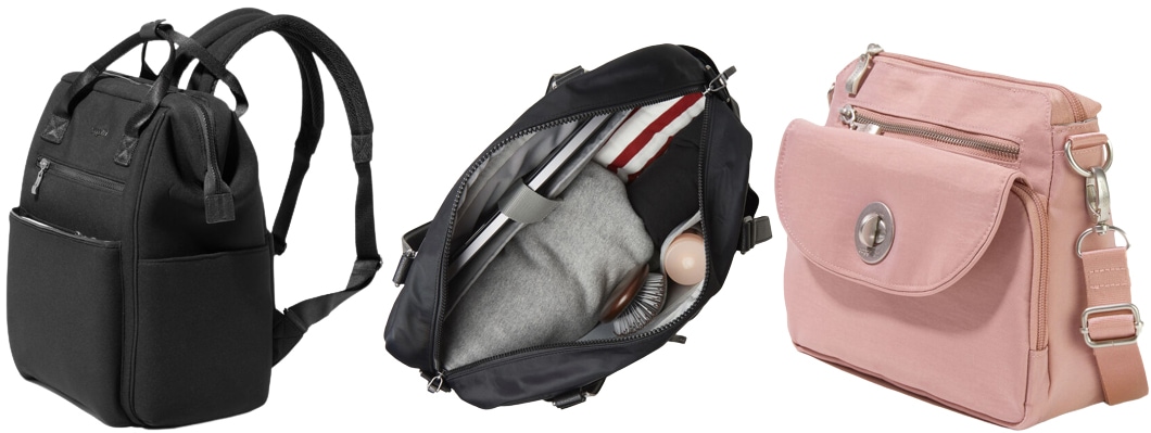Baggallini offers a full refund within 60 days of the date of purchase if your item has been unused and a 1-year manufacturer's warranty from the date of purchase