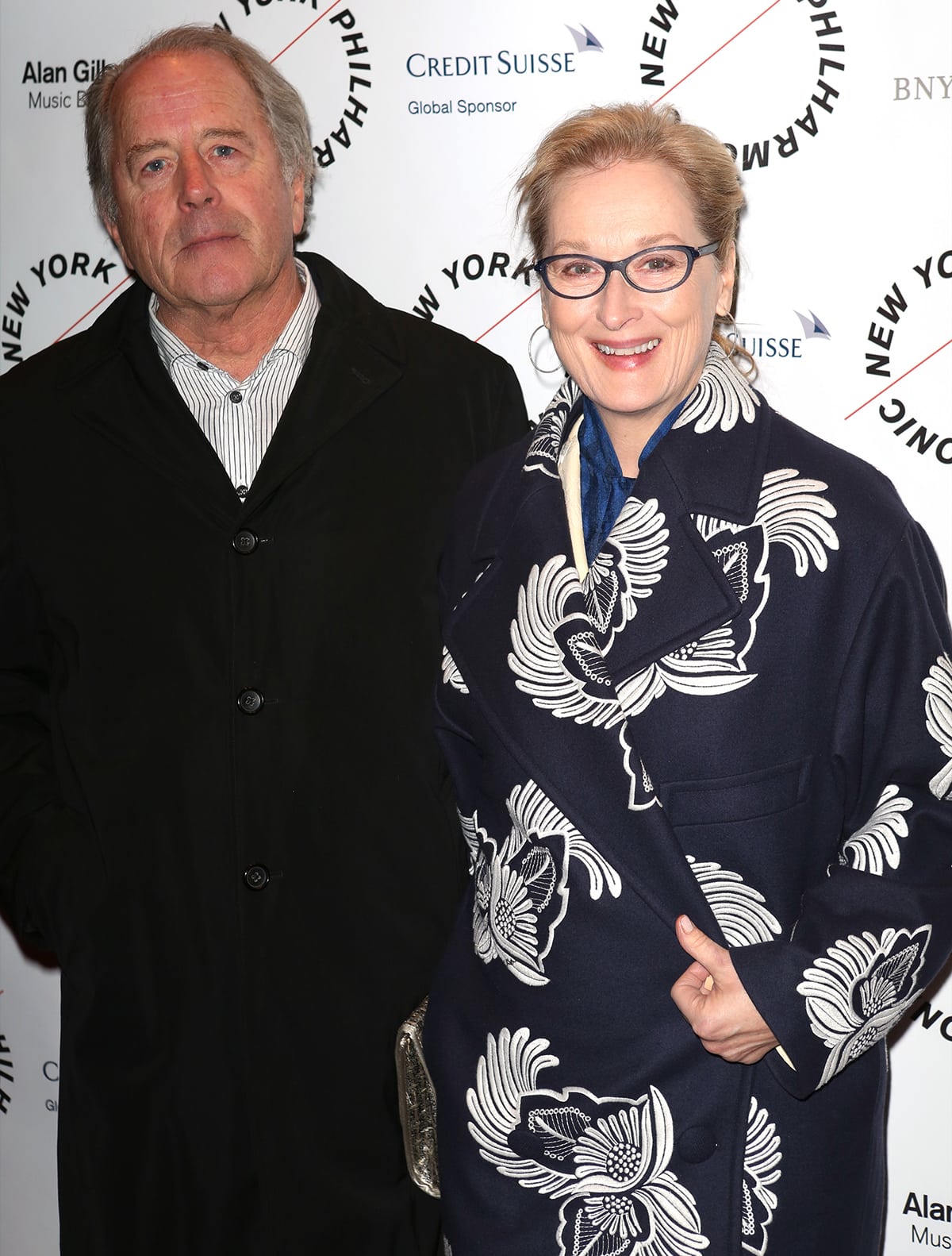 Don Gummer and Meryl Streep at the opening night gala performance of the New York Philharmonic staged production of Sweeney Todd: The Demon Barber of Fleet Street on March 5, 2014