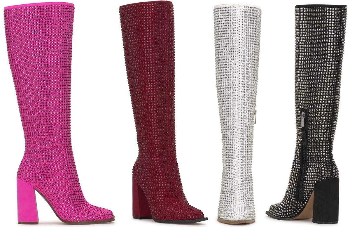 Jessica Simpson's knee-high Lovelly boots come in four stylish color options to suit different tastes and occasions