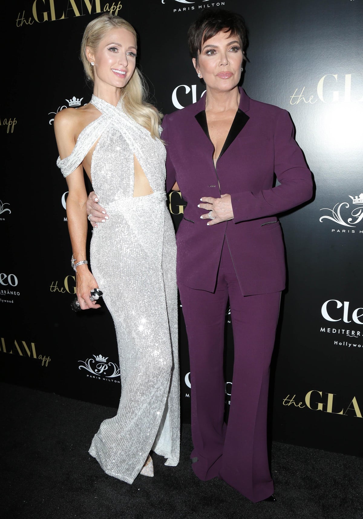 At the Paris Hilton + The Glam App Partnership Event in Hollywood, California, on June 19, 2019, Paris Hilton, standing at 5ft 7 inches (170.2 cm), was notably taller than Kris Jenner, whose height measures between 5ft 5 ½ inches (166.4 cm) and her peak height of 5ft 6 inches (167.6 cm)