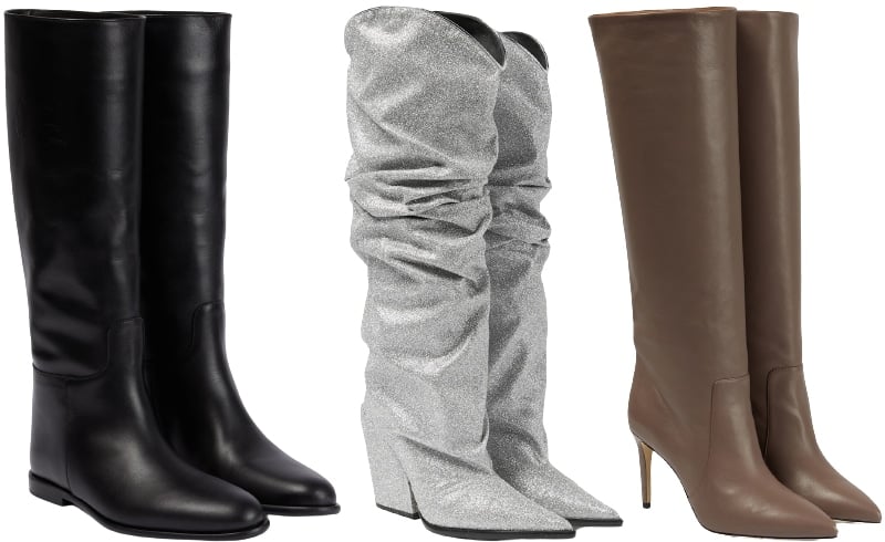 Knee-high boots are any boots with tall shafts that rise to the knee