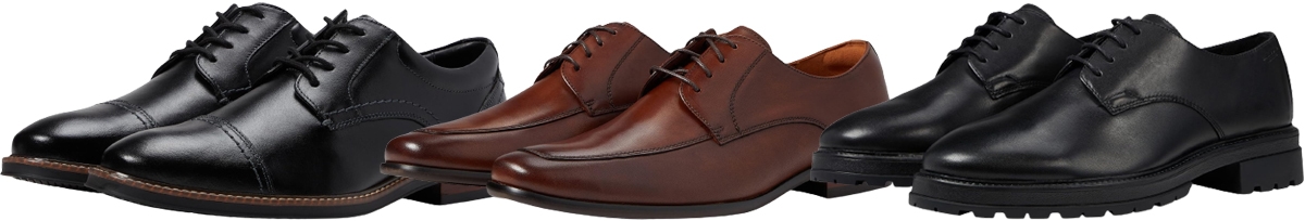 Oxford shoes are similar to brogues sans the perforations