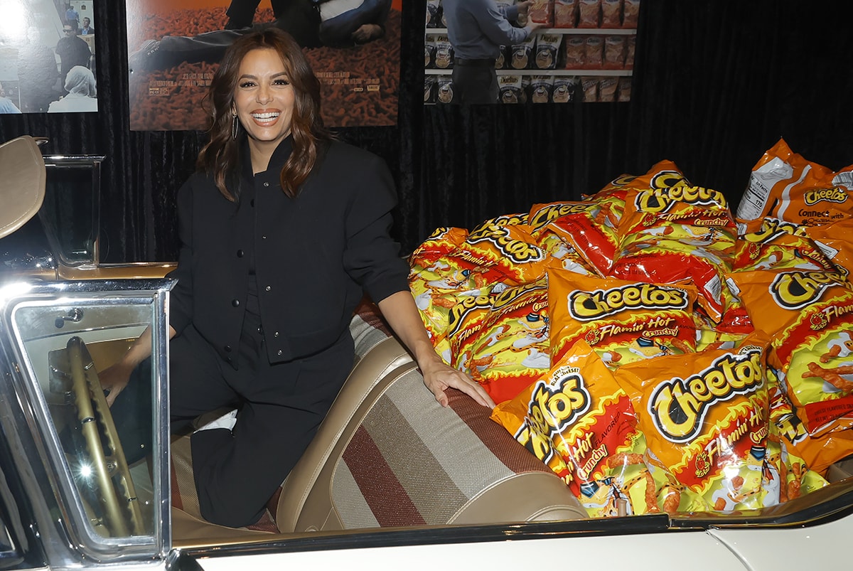 Eva Longoria celebrates Hispanic Heritage Month with the opening of the Flamin’ Hot exhibit at the Hollywood Museum on October 13, 2023