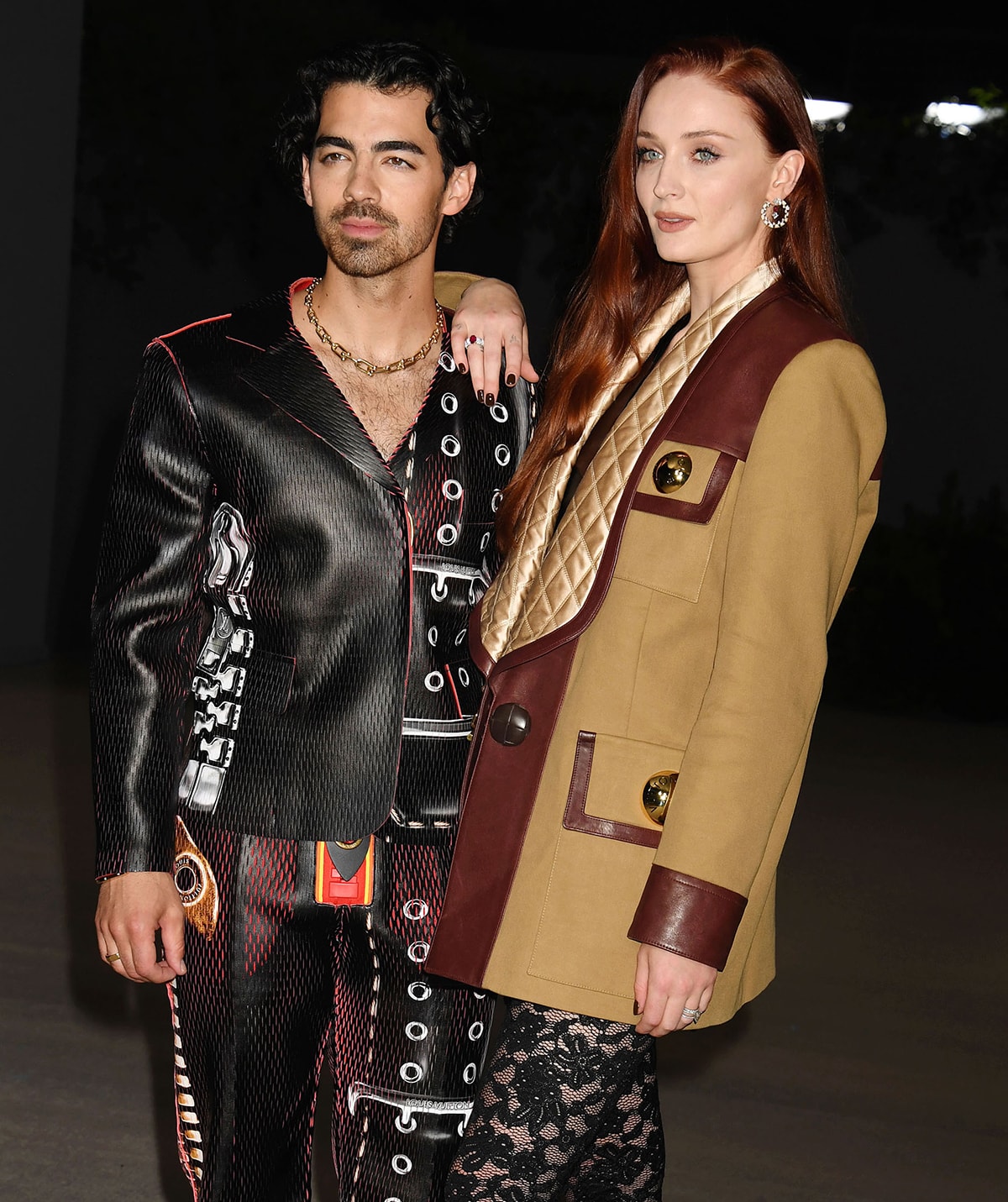 Joe Jonas and Sophie Turner pictured at the 2nd Annual Academy Museum Gala on October 16, 2022