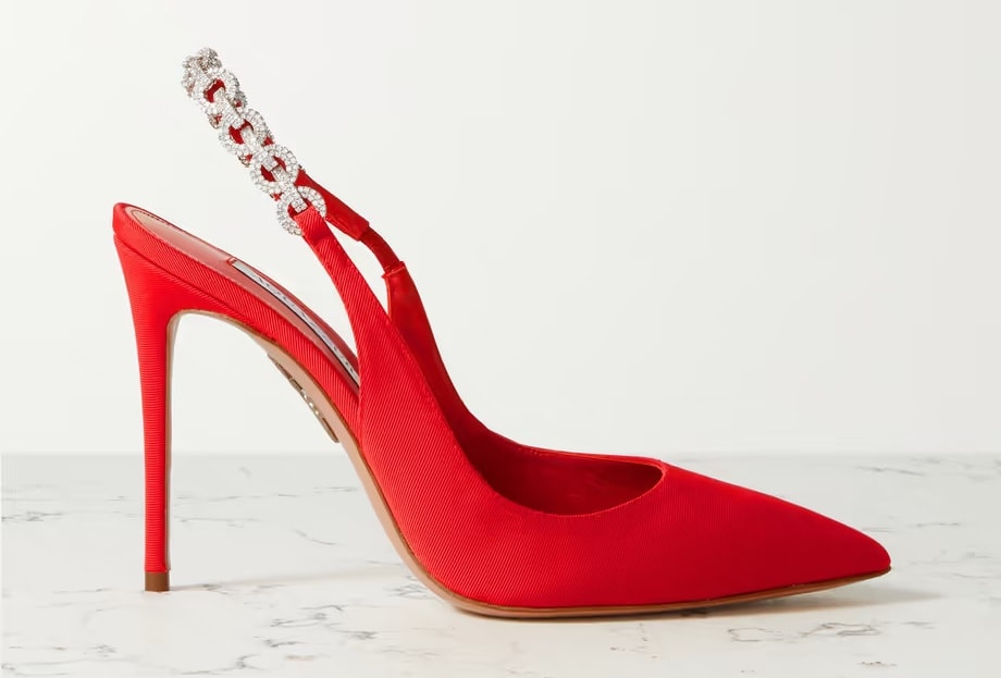 Aquazzura Love Link 105 Slingback Pump