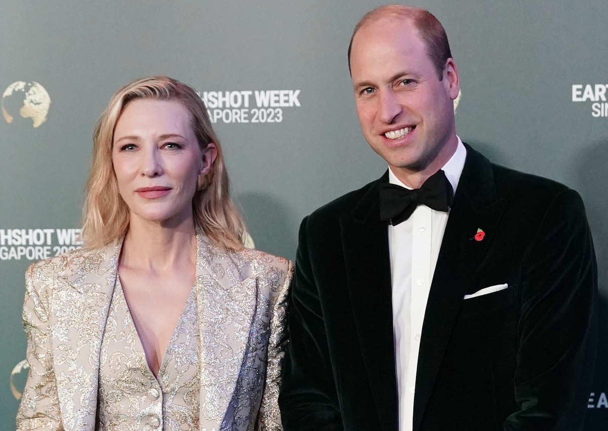 Cate Blanchett is renowned for her dedication to environmental causes, as is Prince William, who founded the Earthshot Prize Awards along with Sir David Attenborough