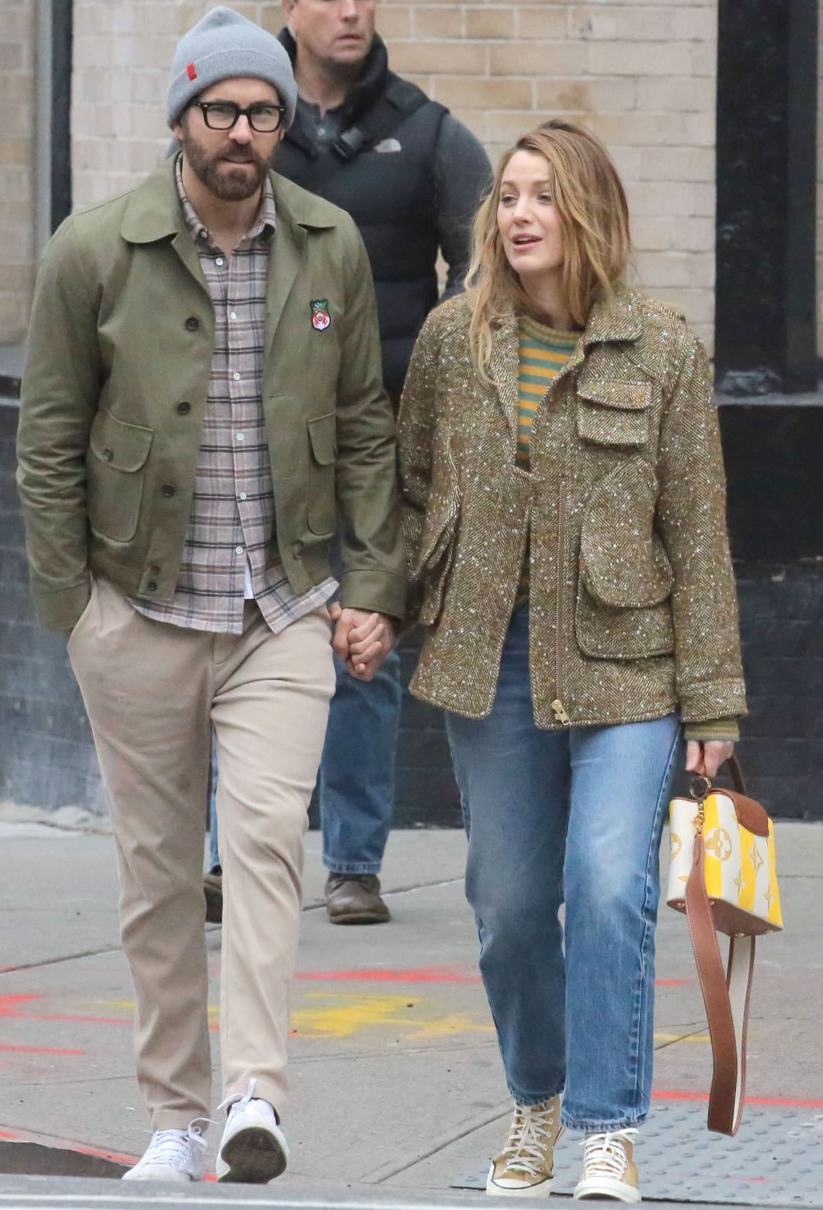 Ryan Reynolds and Blake Lively walking hand-in-hand while out and about in New York City