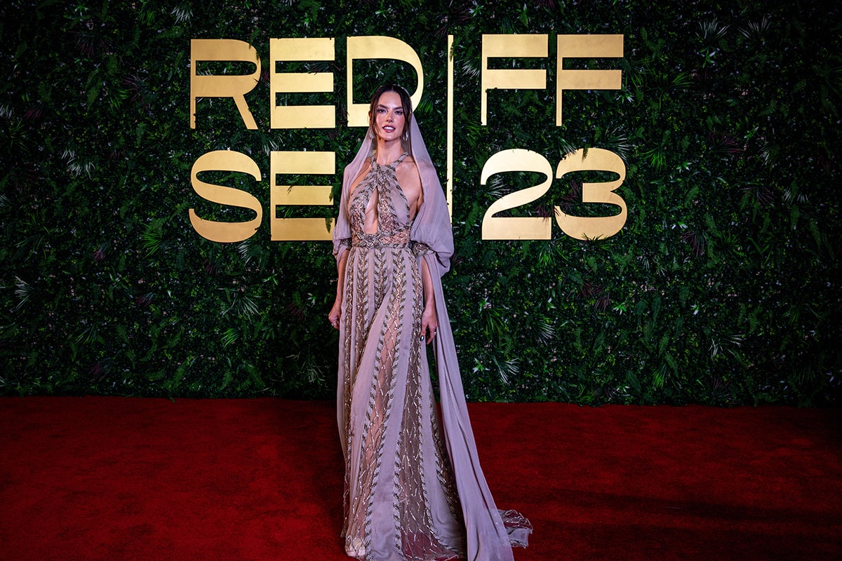 Alessandra Ambrosio steals the show at the 3rd Edition of the Red Sea Film Festival in Jeddah, Saudi Arabia on November 30, 2023