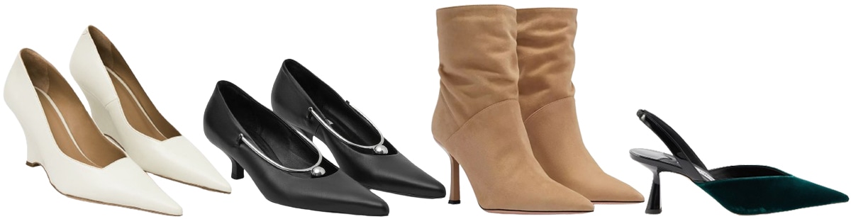 Sharpen your 2024 wardrobe with these extreme pointed-toe shoes, a trend that takes sophistication to new lengths